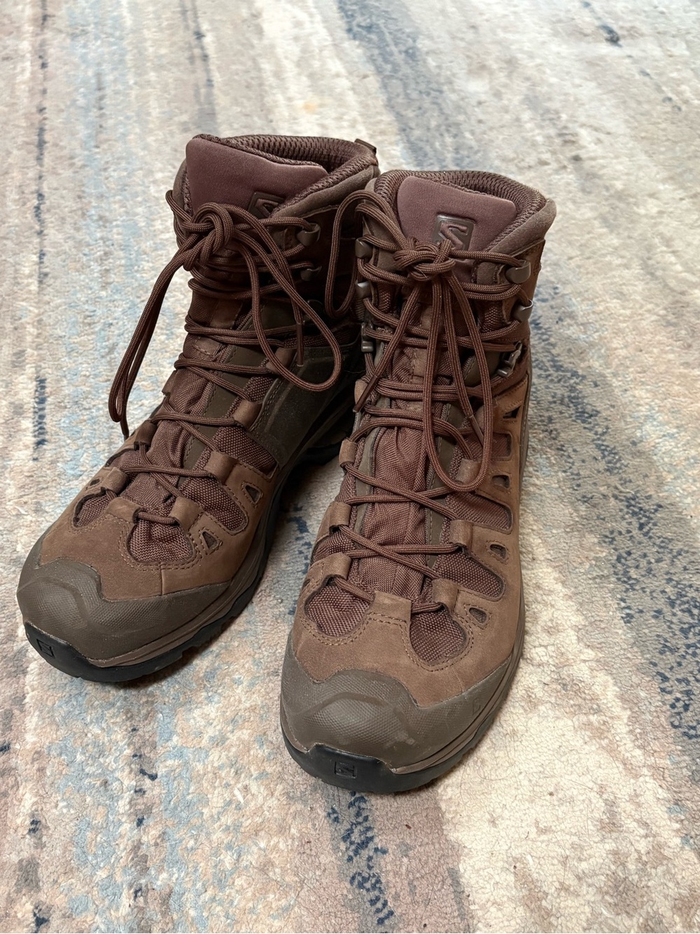 Men’s Salomon Quest 4D Forces 2 Earth Brown Tactical Hiking Boots Size 11 NEW!